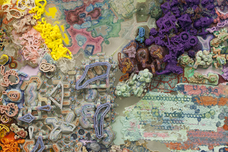 Illustration for article titled These Intricate Abstract Paintings Were Made With a 3D Printer